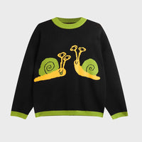 European And American Ins Sweater Autumn And Winter Round Neck Pullover Sweater