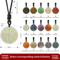 Seven Archangels Natural Crystal Pendant In BlackA Stylish, Fashion-Forward Design