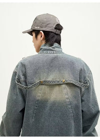 Men's Niche American Vintage Denim Jacket