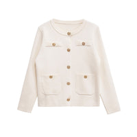 Women's Fashionable All-matching Simple Knitting Coat