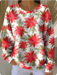 Woolen Button V-Neck Women's Sweater