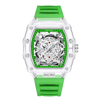 Wholesale Fashionable Transparent Mens Watches Waterproof Timepieces