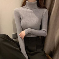 Turtleneck Knitted Sweater For Women AutumnWinter New Arrival