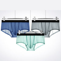 Super Thin Ice Silk Seamless Boxer Pants In Summer