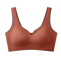 Thailand Seamless Latex Underwear Ladies Ice Silk One Piece Girl Sports Yoga Sleep Vest