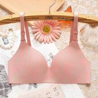 Non-wired Bra One-piece Seamless Gather Small Bra
