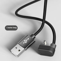 Braided Charging U-shaped Nylon Type-C Elbow Data Cable