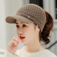 Thickened Warm Knitted Wool Hat In Autumn And Winter
