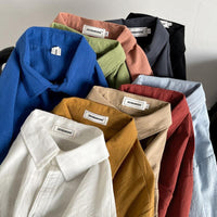 Men's Hong Kong Style Trendy Loose Casual Shirt