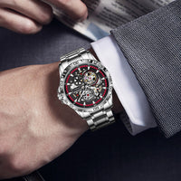 Double-sided Hollow-out Full Luminous Automatic Mechanical Watch For Men
