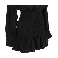 Fashion Long Sleeve Collar Button Jumpsuit Women's Design Short