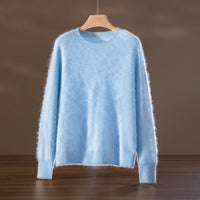 Womens Loose Warm Soft And Fluffy AutumnWinter Fleece Top