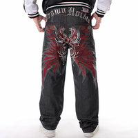 Plus Fat Plus Size Hip-hop Jeans Men's Trend