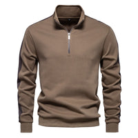 Stitching Men's Sports Sweater Casual Versatile Outerwear