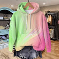 Tie-dye Gradient Print Women's Hoodie