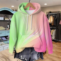 Tie-dye Gradient Print Women's Hoodie