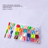 Solid Color Glossy Matte Square Plastic Box Ballet Wear Armor