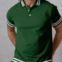 3D Printed Irregular Stripe Series Short Sleeve