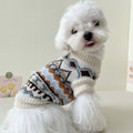 Pet Dog Brown Faux Mink Cashmere Sweater