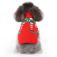 Winter Warm Dog Christmas Coat Skull Sweater