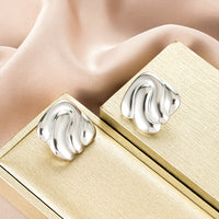 Premium Fashion Irregular Earrings, High-End Unique Niche Design, Stainless Steel Earrings Jewelry For Women