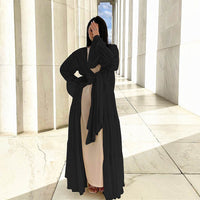 Waist Puff Sleeve Cardigan Spring European And American Dubai Elegant