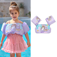 Beginner Anti-drowning Arm Floats Long White Silk Sleeves Life Jackets