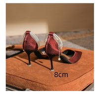 High Heels Stiletto Toe Box Buckle Sandals