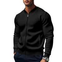 Long-sleeve Zipper Baseball Uniform Coat Jacket