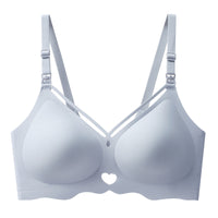 Seamless Hollow Heart Without Steel Ring One Piece Underwear