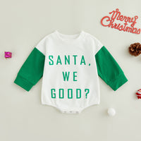 Simple Letter Print Colorblock Long Sleeve One Piece Triangle Romper