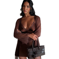 Sexy Women's Loungewear Slip Nightgown Loose-fitting