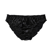 Glossy Quick-drying Briefs Sexy T-shaped Mid-waist Purified Cotton Crotch Breathable Ladies