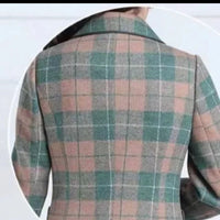 Womens Stylish Casual And Chic Plaid Jacket