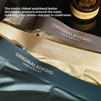 Men's Satin Light Luxury Ice Silk Underwear Summer Breathable Boxers Shorts New Boxers