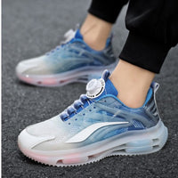 Rotating Buckle Breathable Casual Sneaker Men's Thick Bottom Height Increasing Air Cushion