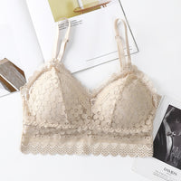 Anti-glare Adjustable Shoulder Straps Bra With Chest Pads