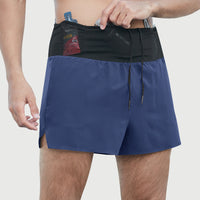 Men's Double-layer Fitness Woven High Waist Track Shorts