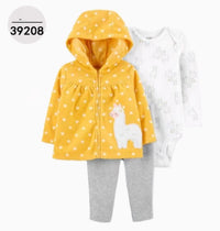 Spring And Autumn Printed Cartoon Solid Color Long Sleeve Hooded Sweater