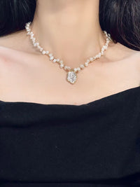 Irregular Pearl Necklace Female Twelve Constellation