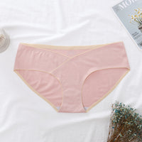 Seamless Cross One-piece Cotton Low Waist Pregnant Women Plus Size Pregnancy Safety Pants