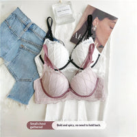 Thin-top Thick-bottom Push-up Sexy Lace Bra