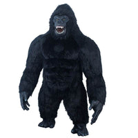 Gorilla King Kong Inflatable Costume Cartoon Figure Costume Long Hair