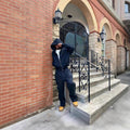 Retro Trend Casual Sports Casual Hoodie Sports Trousers Suit