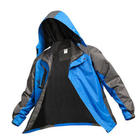 Thin Hooded Jacket Color Matching Autumn And Winter Outdoor