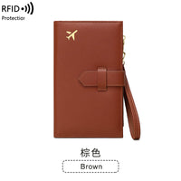 RFID Anti-magnetic Passport Holder Multifunctional Long Ladies Wallet