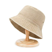 Women's Washed Denim Sun-Protective Bucket Hat