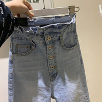 Women's Skinny High-waisted Cropped Cropped Jeans
