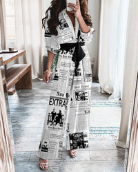 Loose Mid-waist Temperament Commuter Ladies Jumpsuit