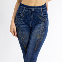 Comfortable Four-way Stretch Cotton Leggings With A Tummy-control Design
